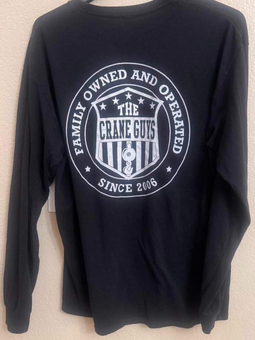 Mens Long Sleeve Graphic Shirt